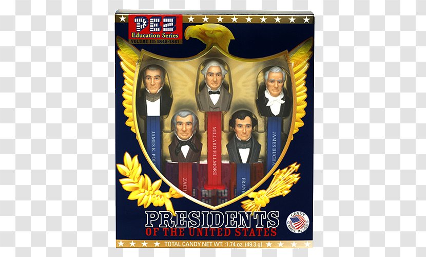 President Of The United States Pez Candy Collecting - Assorted Flavors Transparent PNG
