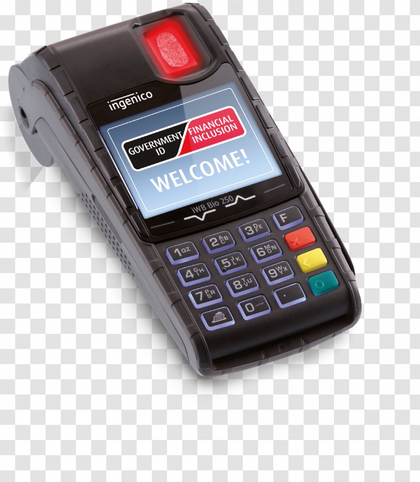 Payment Terminal Point Of Sale Ingenico EMV - Pos Transparent PNG