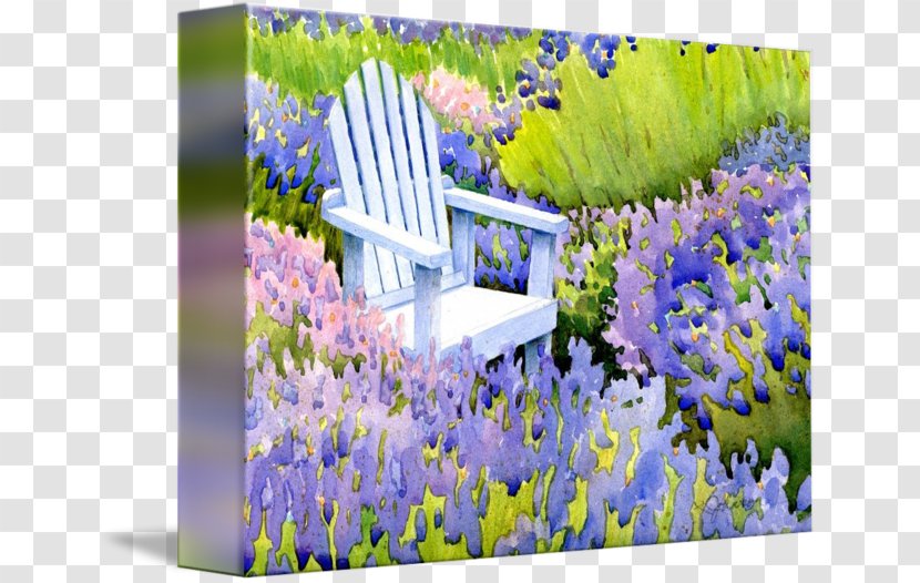 English Lavender Gallery Wrap Meadow Canvas Printmaking - Tulip Transparent PNG