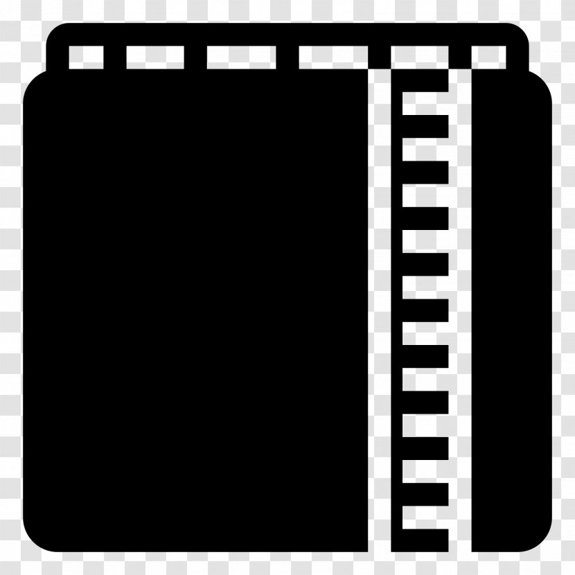 Black And White Monochrome Rectangle Brand - M - Storage Transparent PNG