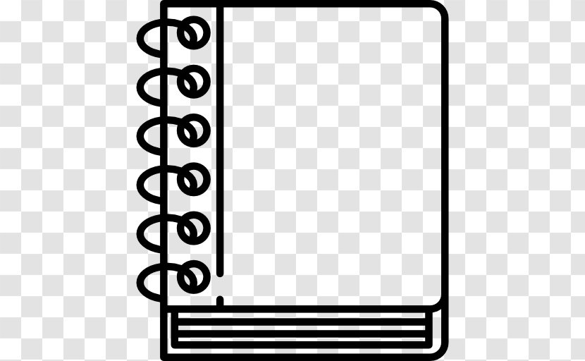 Paper Notebook - Silhouette Transparent PNG