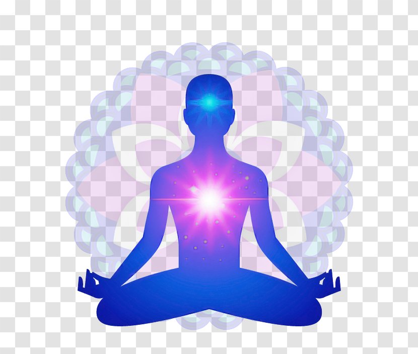 Physical Fitness Meditation Blue Yoga Sitting - Silhouette - Balance Transparent PNG
