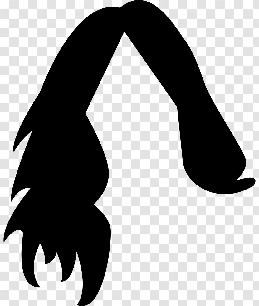 Black Hair Long Moustache - Cosmetologist - Shape Transparent PNG