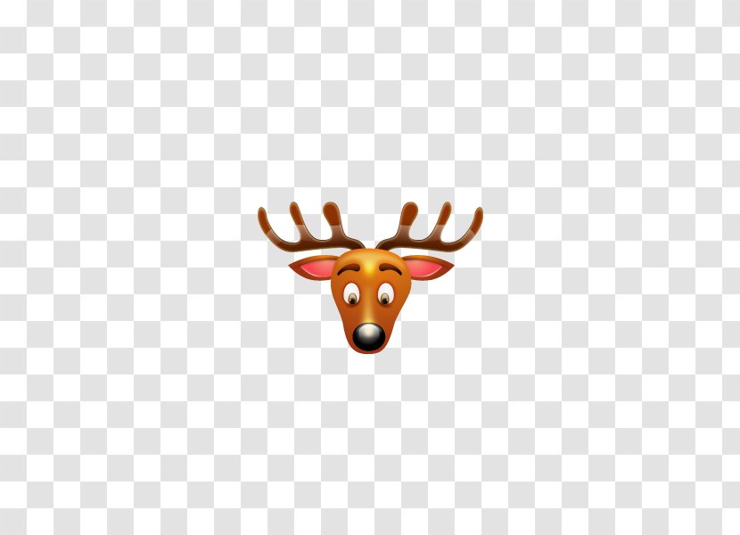 Rudolph Reindeer Santa Claus Christmas Icon - Apple Image Format - Snow Deer Creative Transparent PNG