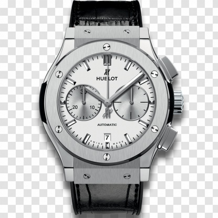 Chronograph Hublot Classic Fusion Watch Strap - Brand Transparent PNG