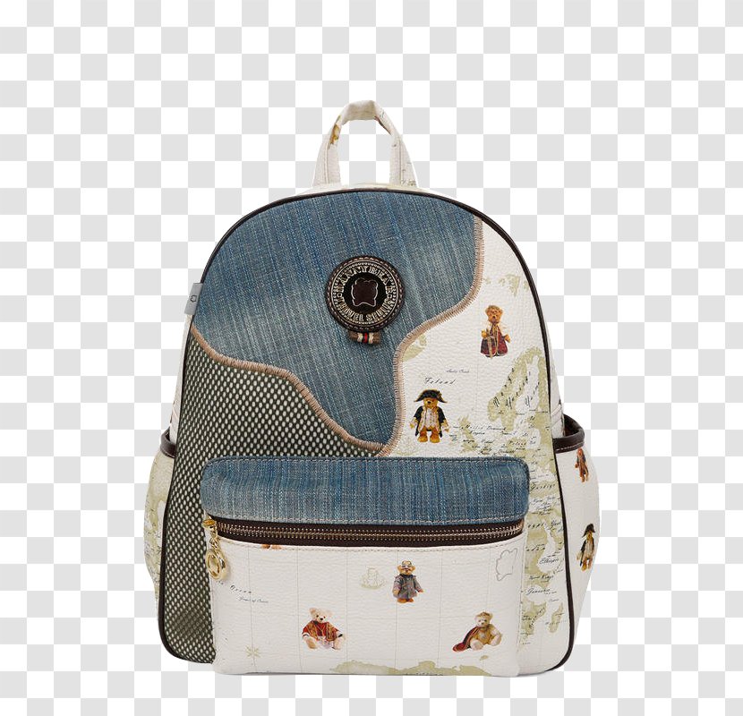 Backpack Gratis Clip Art - Bag - Retro Pattern Transparent PNG