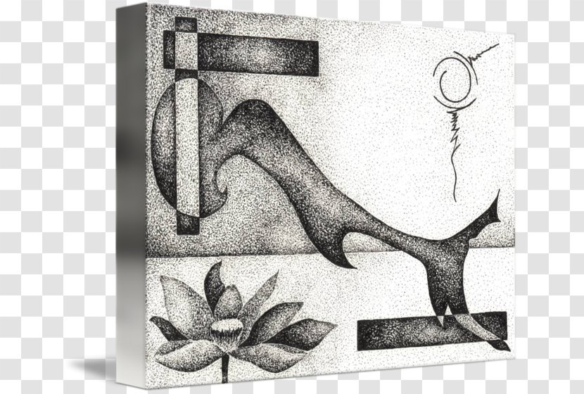 Nelumbo Nucifera Flower Drawing Symbol - Ink Painting Lotus Transparent PNG