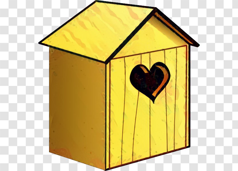 Yellow Background - Birdhouse - Shed Transparent PNG
