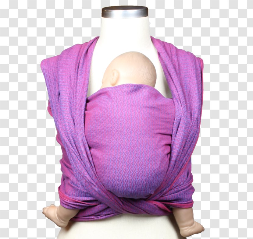 Shades Of Purple Baby Sling Transport Warp And Weft - Magenta Transparent PNG