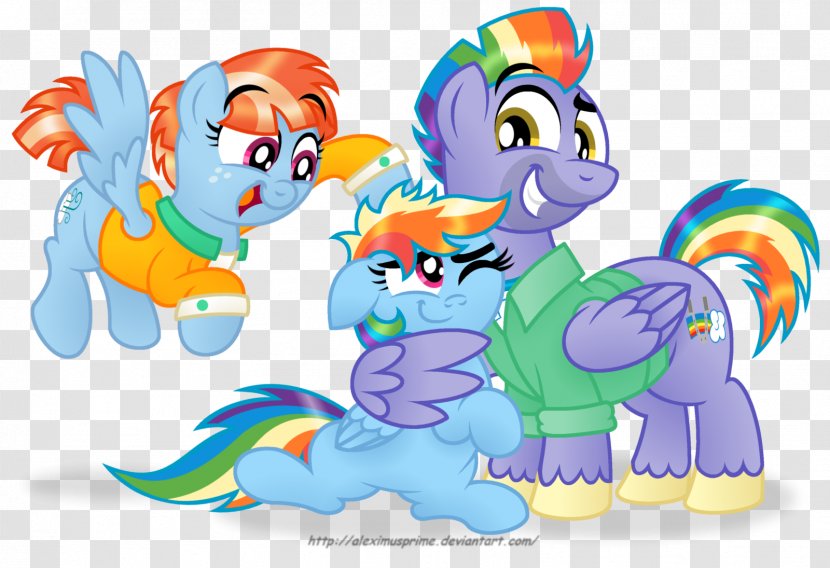 Applejack Rainbow Dash Cartoon Horse - Mammal Transparent PNG