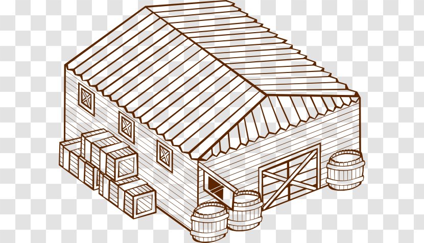 Warehouse Clip Art - Facade - Stables Cliparts Transparent PNG