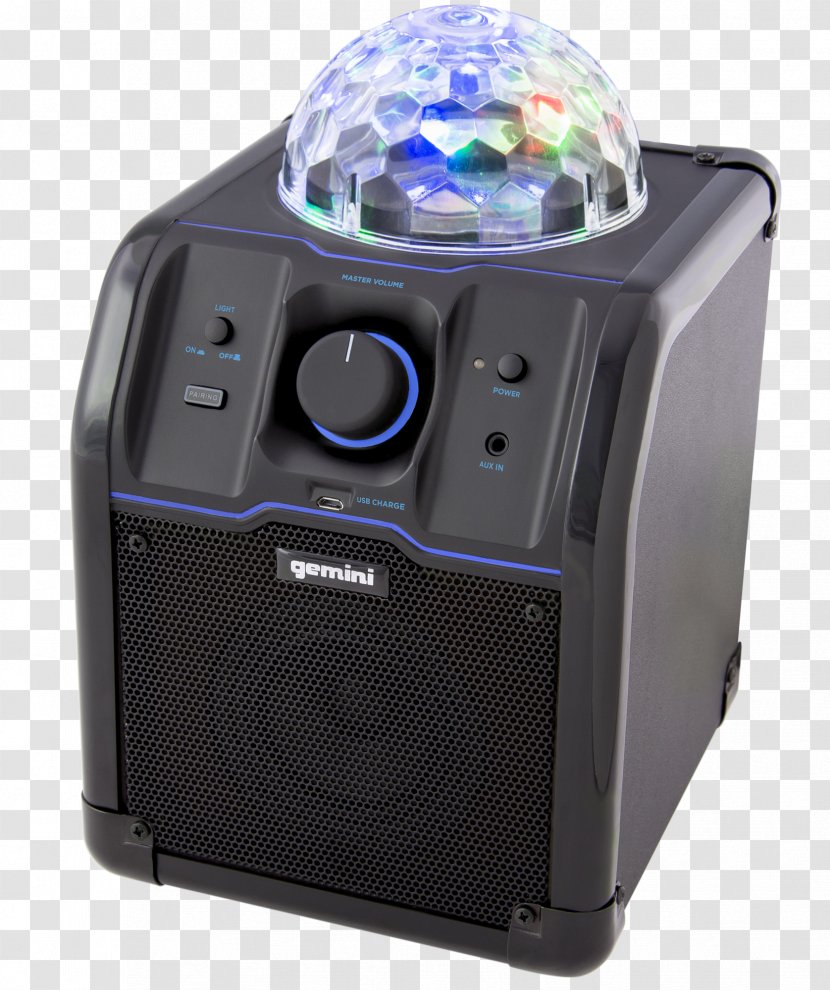 Laptop Loudspeaker Wireless Speaker Gemini LED Bluetooth Party - Flower Transparent PNG