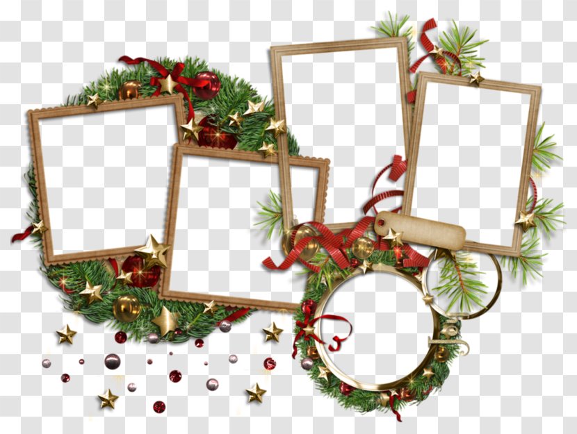 Christmas Ornament Picture Frames Clip Art - Star Transparent PNG