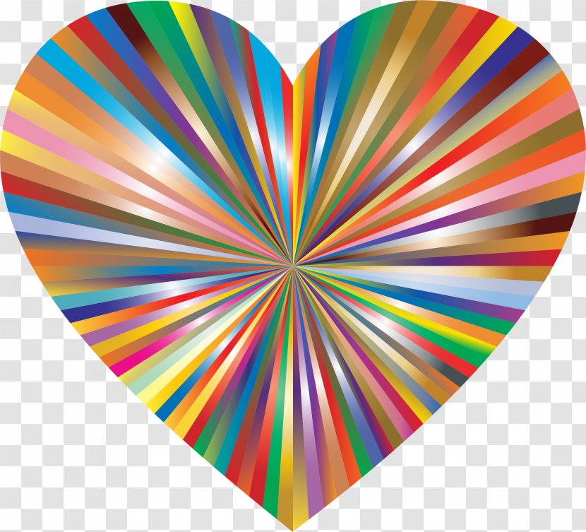 Line Circle Symmetry Heart - Starburst Transparent PNG