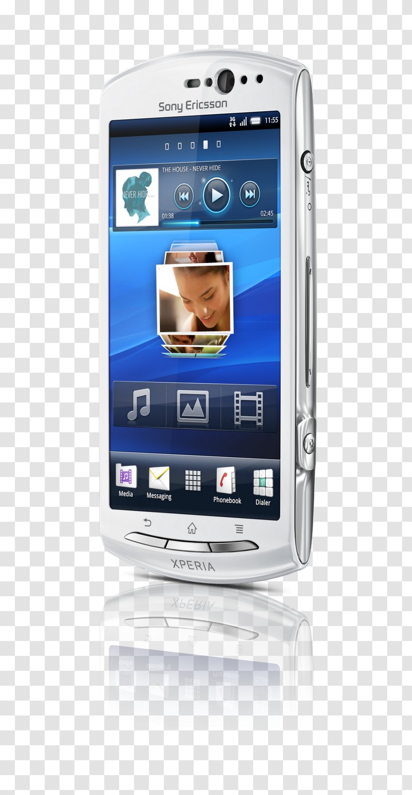 Sony Ericsson Xperia Neo V Mobile Smartphone - Telephone Transparent PNG