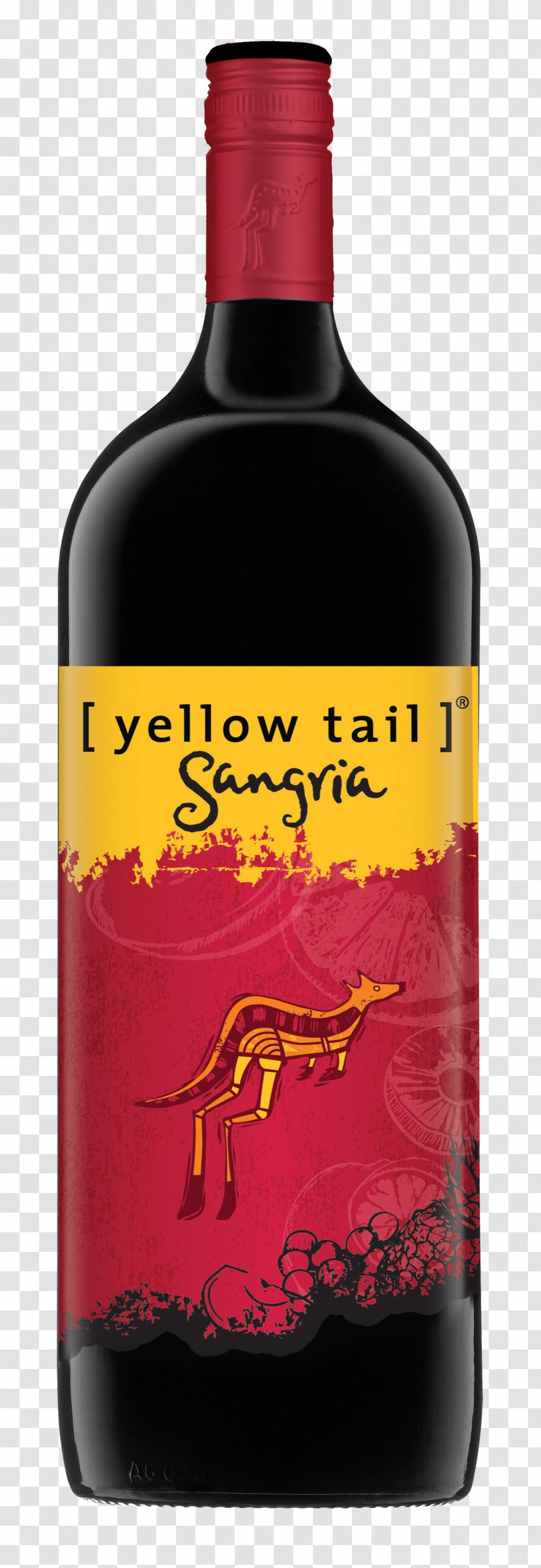 Sangria Wine Cabernet Sauvignon Merlot Distilled Beverage - Yellow Tail Transparent PNG