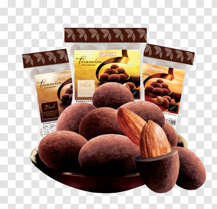 Chocolate Truffle Almond Praline Nut - Fruit - Mellow Transparent PNG