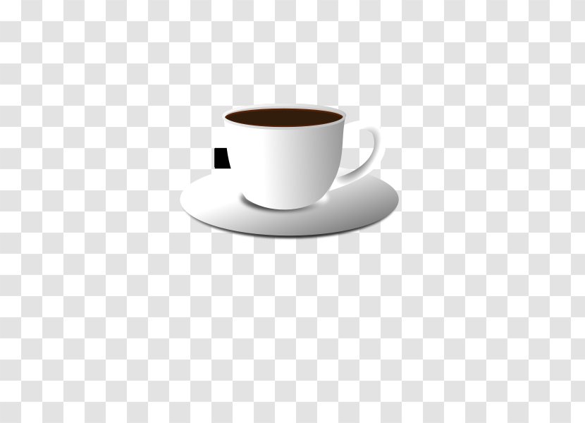 White Coffee Tea Ristretto Cup - Clipart Transparent PNG