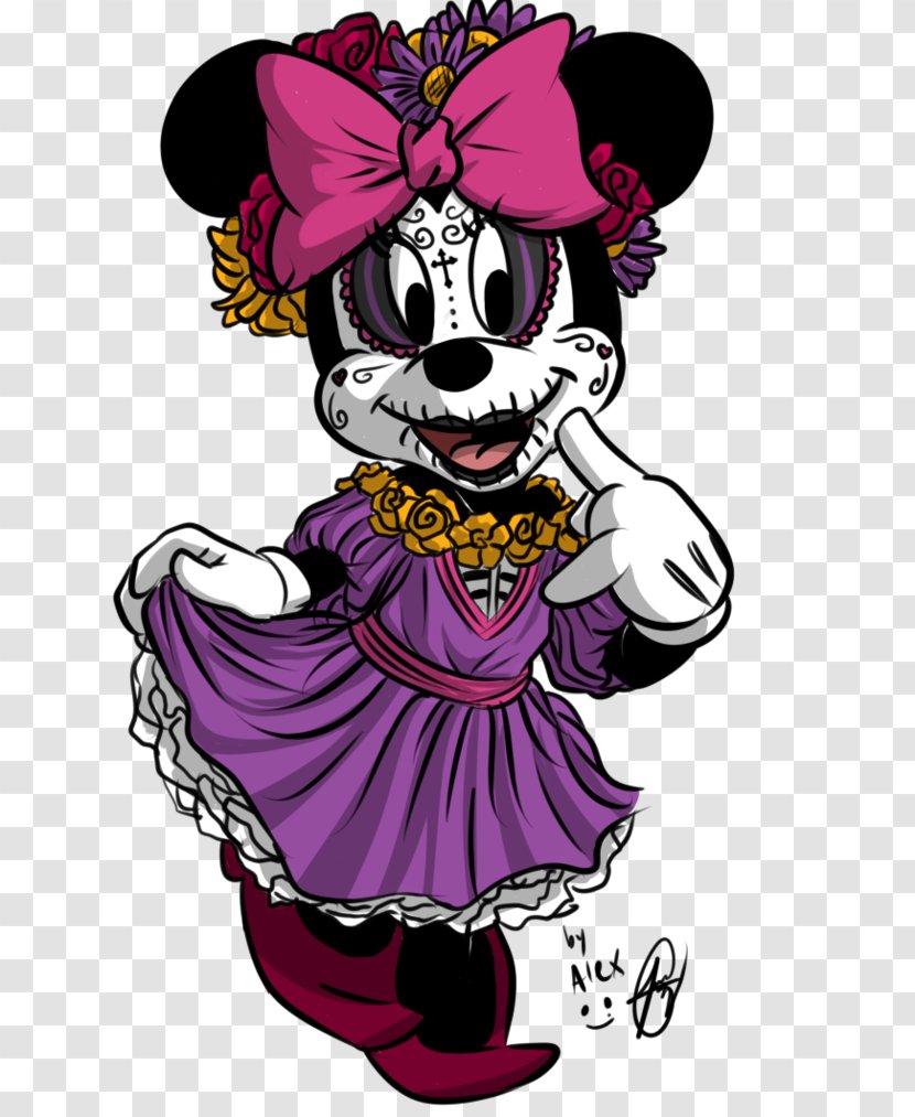 Minnie Mouse Mickey La Calavera Catrina DeviantArt - Supervillain Transparent PNG