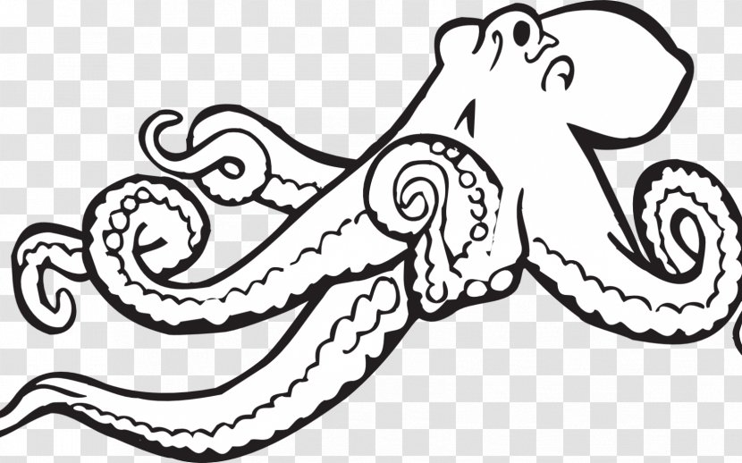 Octopus Clip Art Openclipart Illustration Free Content - Cephalopod - Giant Pacific Size Transparent PNG