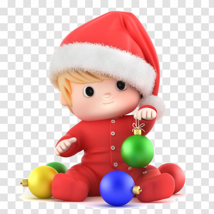 Santa Claus Christmas Crochet Wallpaper - Tree - Doll Element Transparent PNG