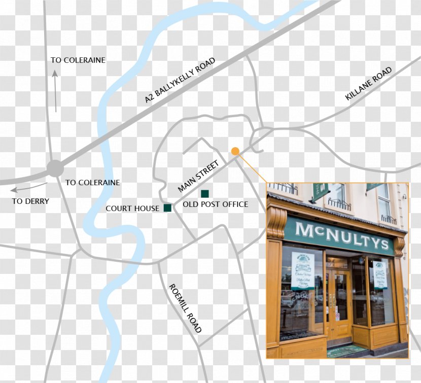 Fish And Chips McNulty's Food BT49 0ET Map - Area - Takeaway Transparent PNG