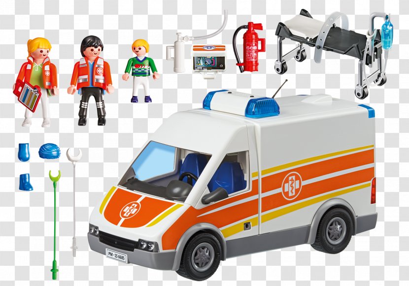 Playmobil Stretcher Toy Ambulance Emergency Department Transparent PNG