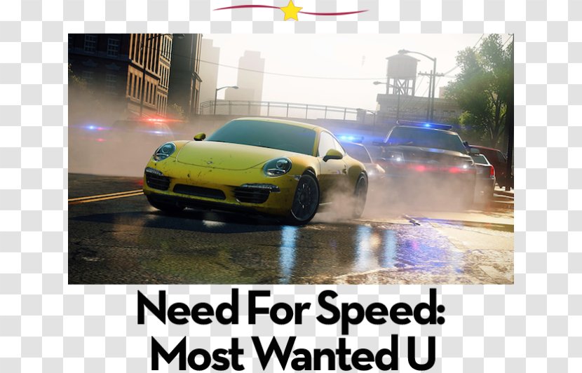 Need For Speed: Most Wanted Speed Rivals Underground Hot Pursuit Wii - Vehicle - Electronic Arts Transparent PNG