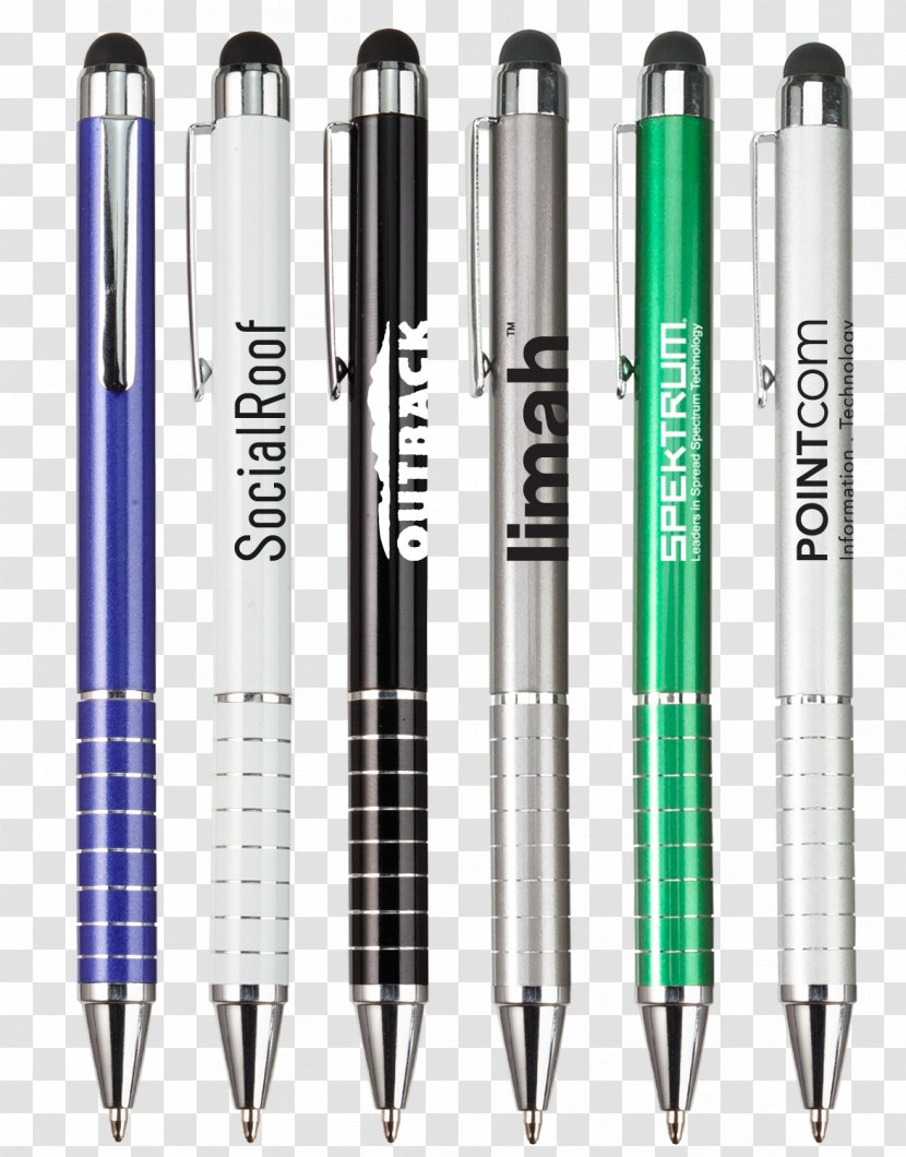 Ballpoint Pen Pens Stylus Paper Impact, Inc. - Aluminium Transparent PNG