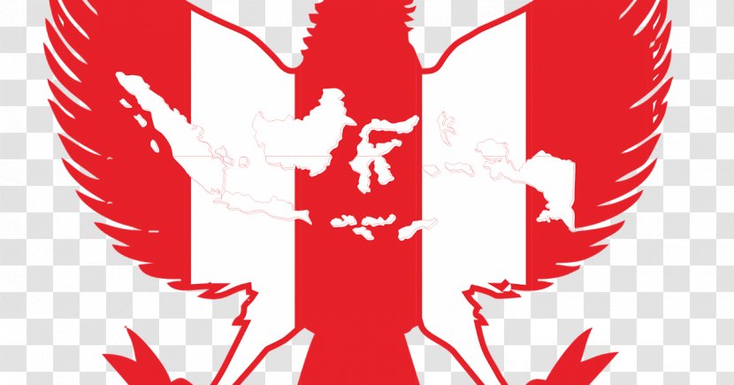 Indonesia National Under-19 Football Team Emblem Of Garuda - Cartoon - Pancasila Transparent PNG