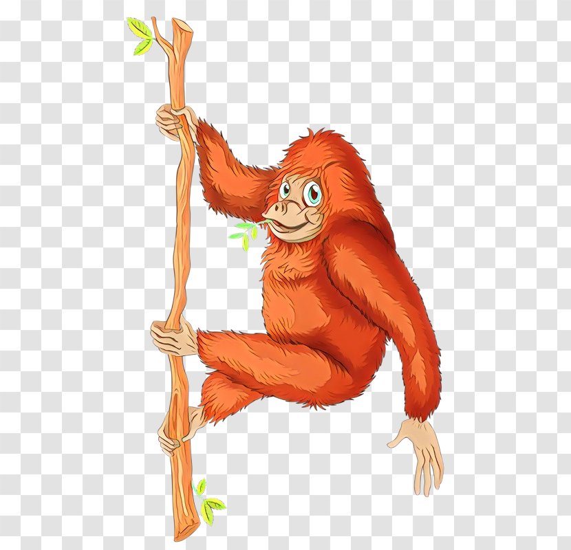 Gorilla Vector Graphics Ape Bornean Orangutan Monkey - Cartoon Transparent PNG