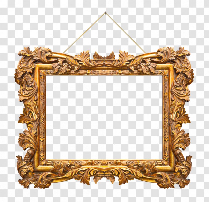 Photography Picture Frame Royalty-free - Definition - Gold Transparent PNG