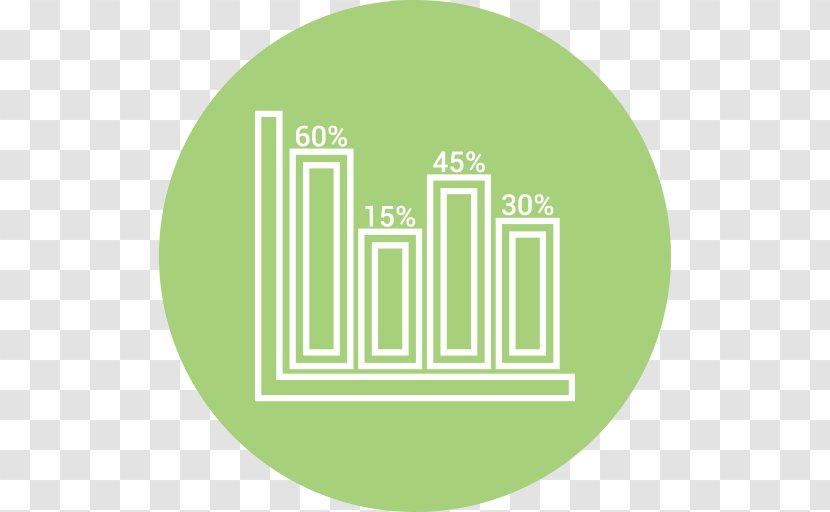 Bar Chart Statistics Diagram - Business - Sea Green Color Transparent PNG