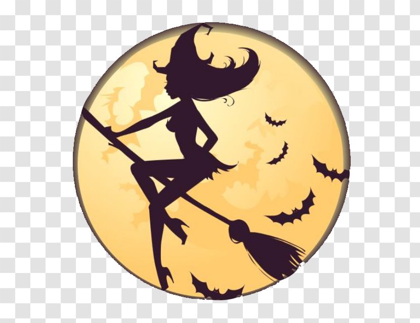 Halloween Witchcraft Silhouette Magic - Holiday - Witch Transparent PNG