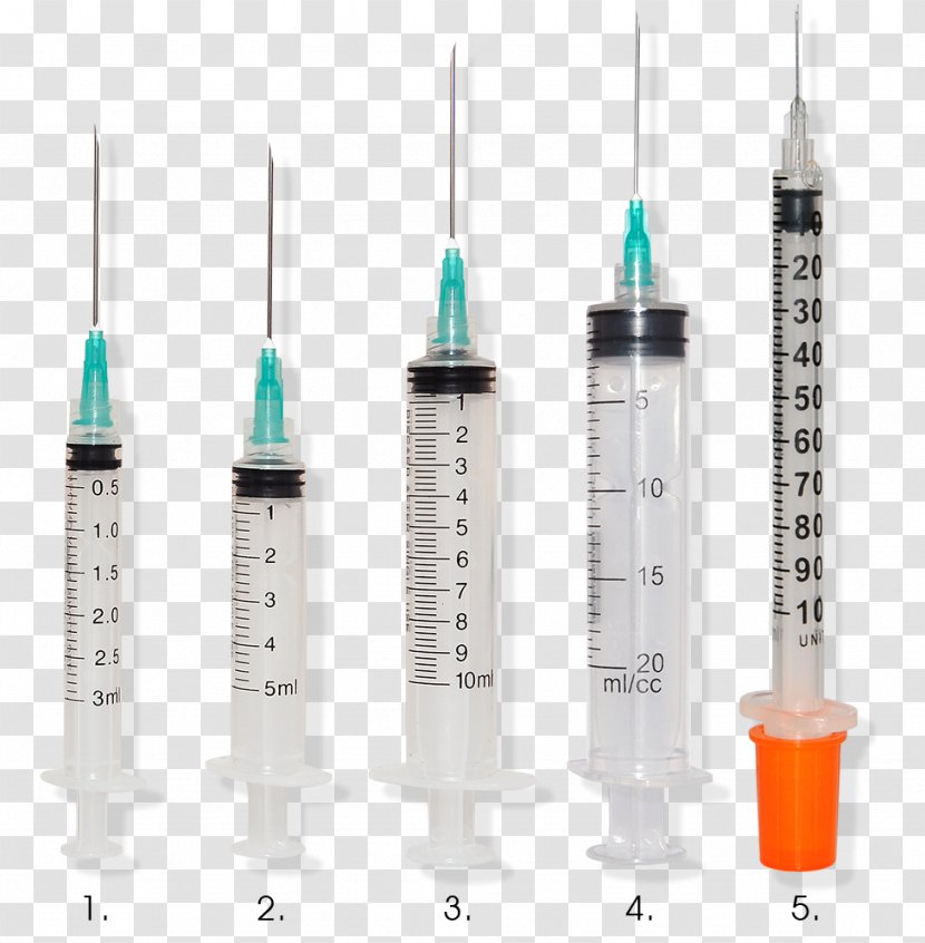 Medical Equipment Syringe Medicine Injection Hypodermic Needle Transparent PNG