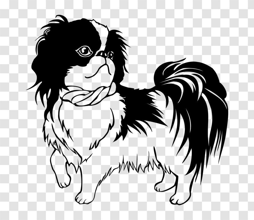 Shih Tzu Japanese Chin Shiba Inu Puppy Line Art - Vertebrate - Food Transparent PNG