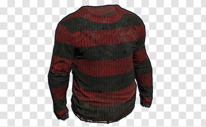 Tartan Sweater Maroon - Wool Transparent PNG