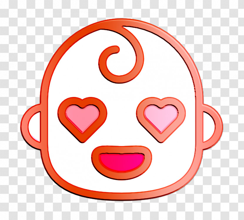People Icon Linear Color Emoticons Icon Love Icon Transparent PNG