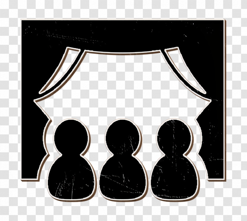 Theater Icon People Watching A Movie Icon Cinema Icon Transparent PNG