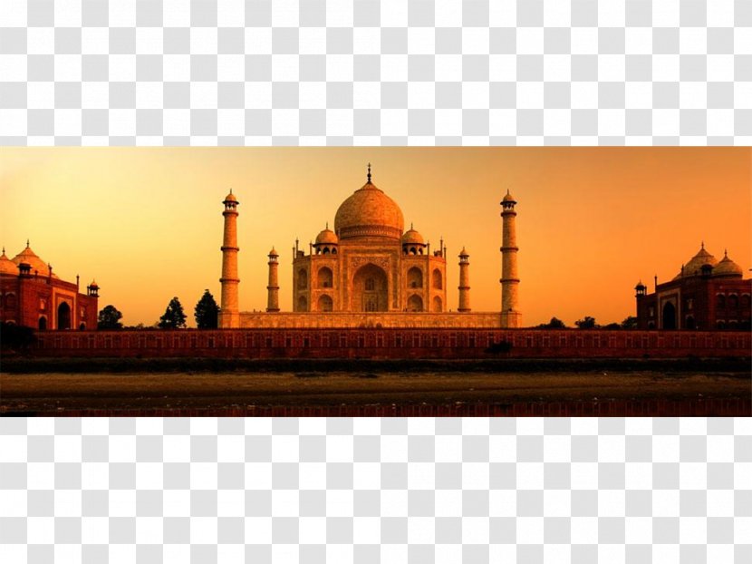 Taj Mahal Golden Triangle Fatehpur Sikri New7Wonders Of The World Delhi - Dome Transparent PNG