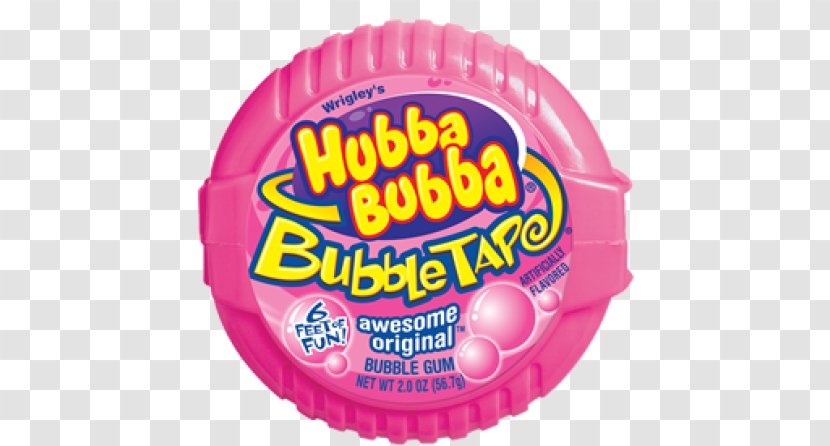 Chewing Gum Bubble Tape Hubba Bubba Cola - Food Transparent PNG