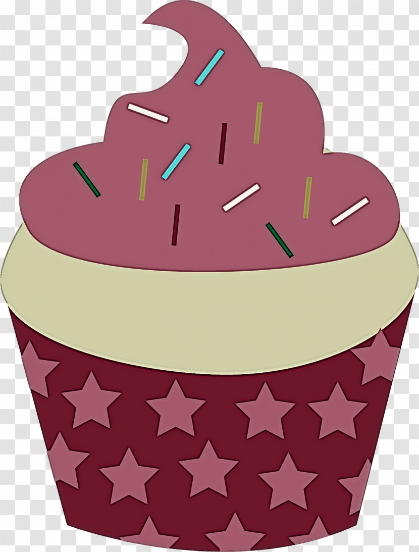 Baking Cup Pink Cupcake Food Muffin Transparent PNG