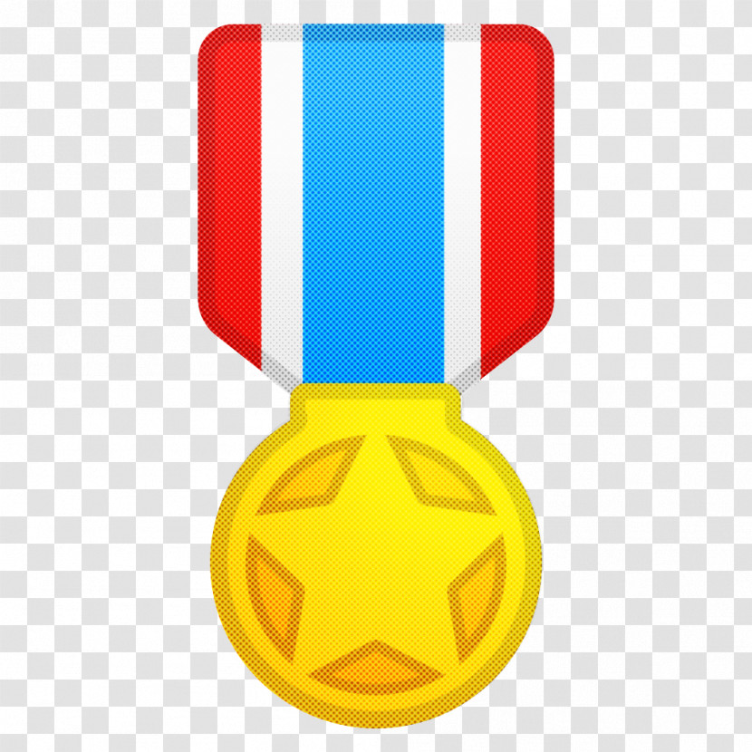 Yellow Flag Medal Symbol Transparent PNG