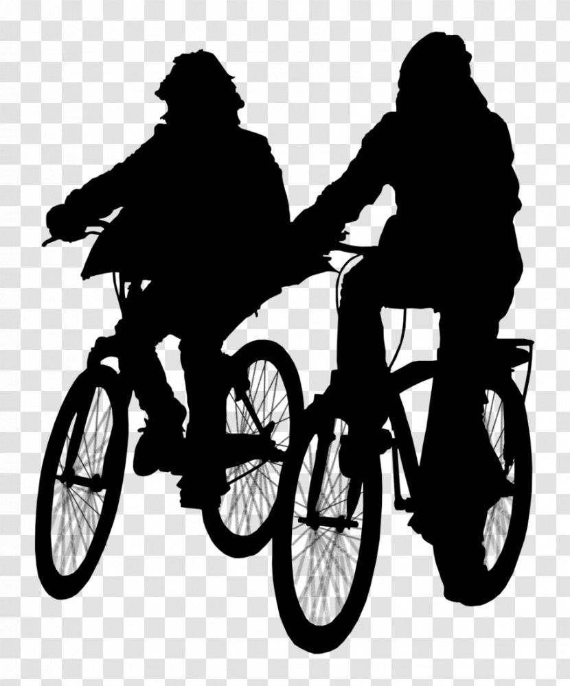 Bicycle Wheels Frames Road Mountain Bike - Black White M - Sticker Transparent PNG