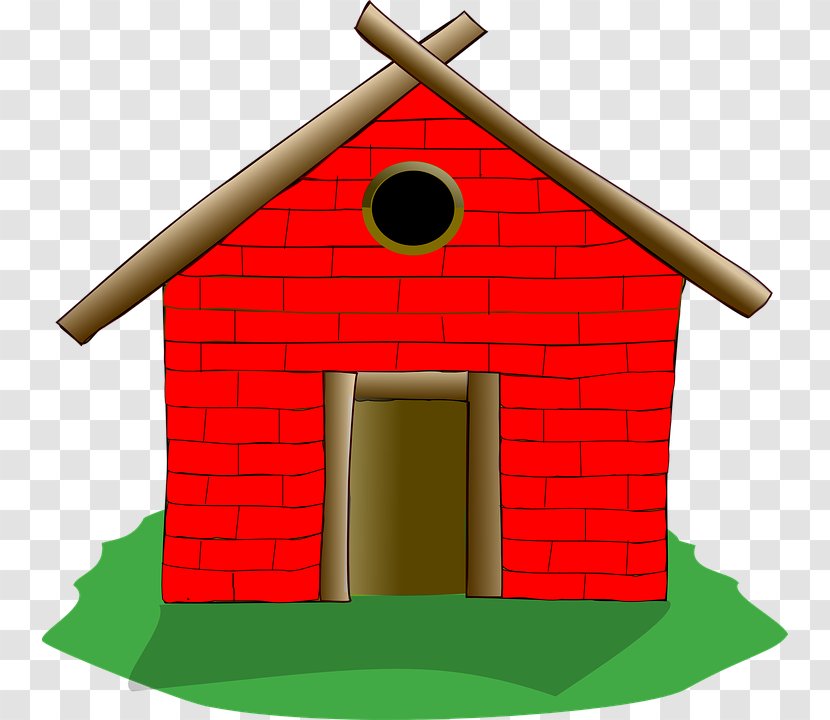Home House Clip Art - Red Brick Transparent PNG