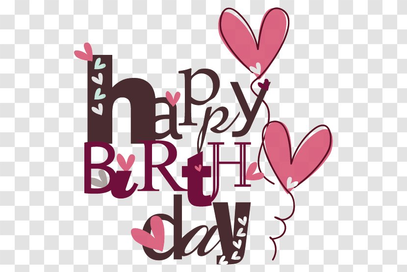 Happy Birthday Greeting & Note Cards Wish Cake - Heart Transparent PNG