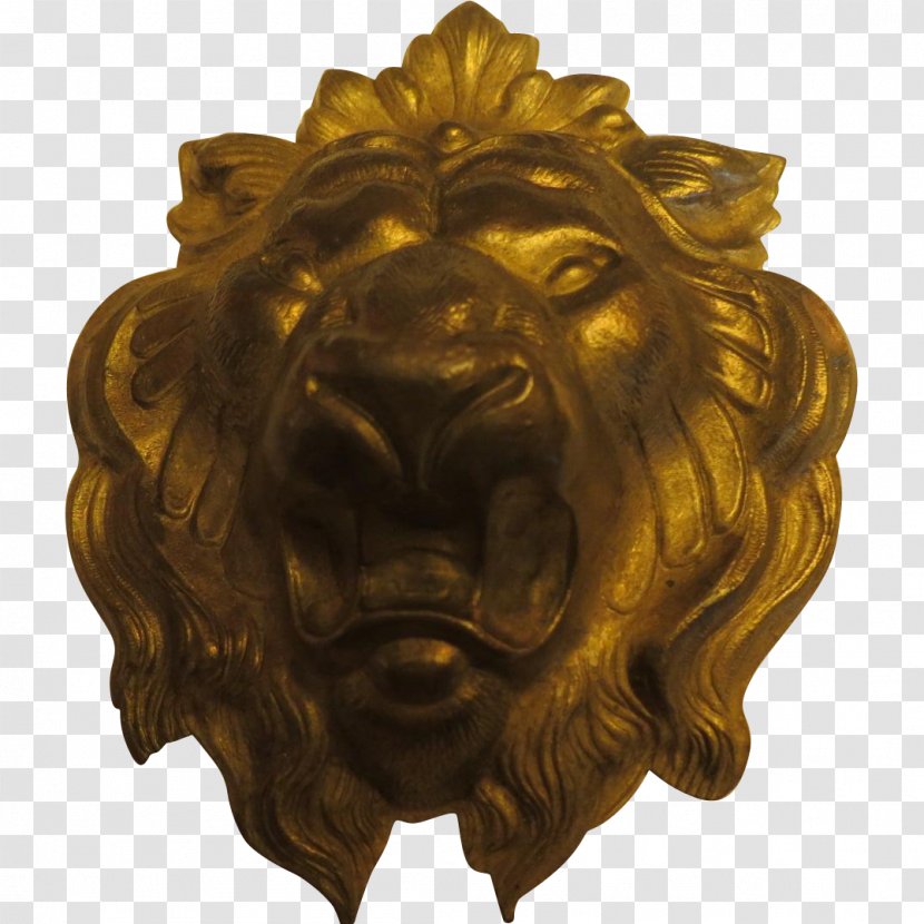 Lion Bronze Sculpture Brass Transparent PNG