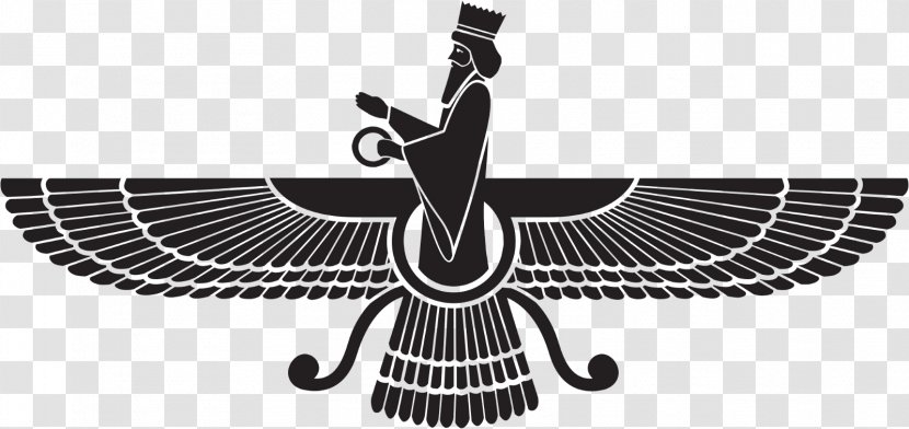 Emblem Of Iran Persian Empire Faravahar Zoroastrianism - Wing Transparent PNG