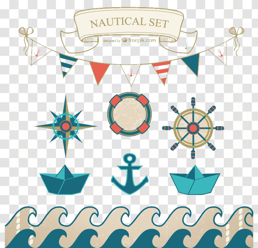 Euclidean Vector Icon - Clip Art - Vintage Nautical Element Material Transparent PNG