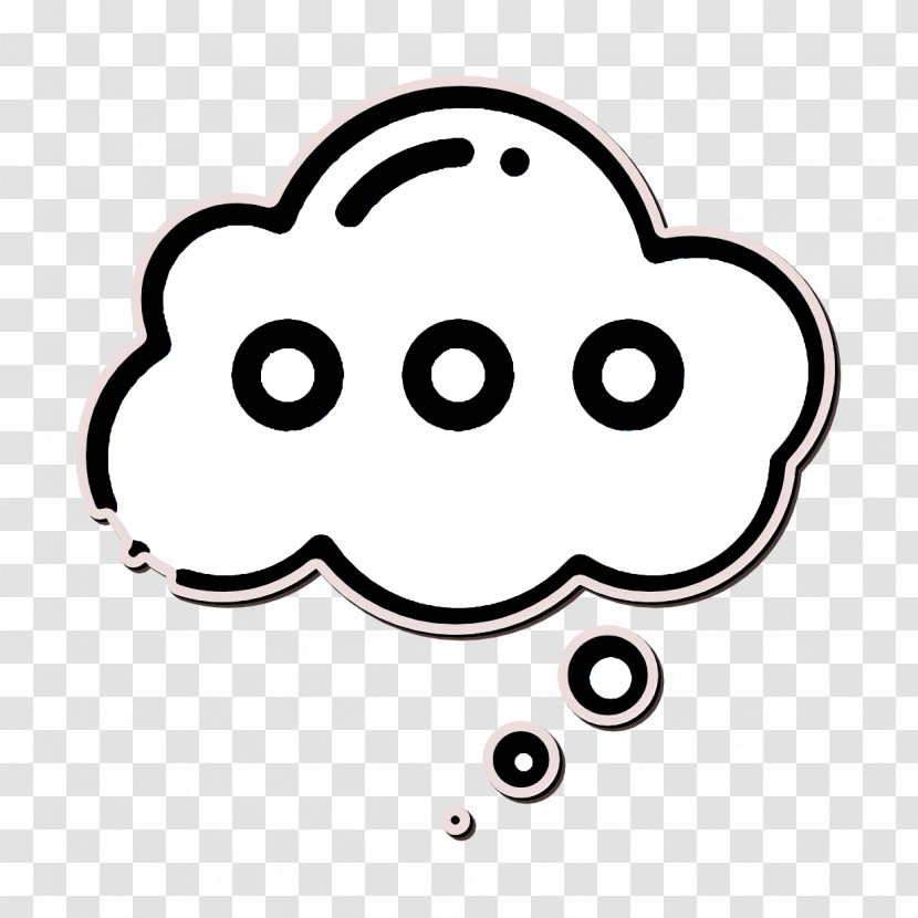 Cloud Icon Communication Icon Thinking Icon Transparent PNG